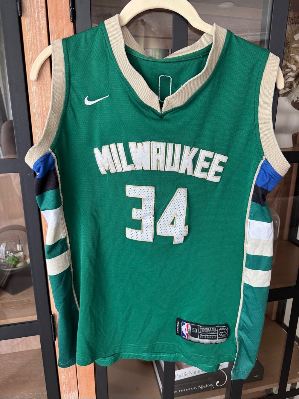Milwaukee Bucks #34 Icon Edition jersey Giannis Antetokounmpo basketball nba